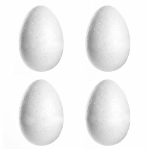 Christmas Craft Supplies | 8Cm Polystyrene Foam Diy Craft Egg – Pack Of 4 Christmas Craft Supplies Christmas Craft Supplies