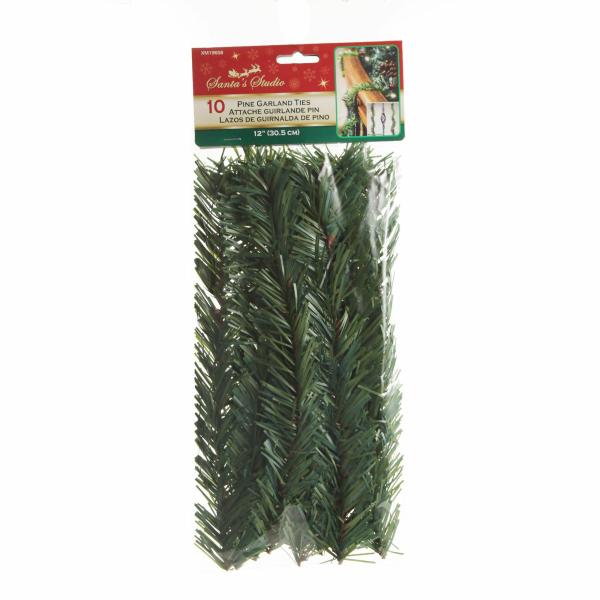 Christmas Craft Supplies | Christmas Pine Garland Ties – 10 Pack Christmas Craft Supplies Christmas Craft Supplies