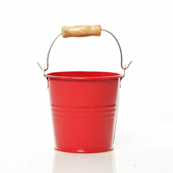 Christmas Craft Supplies | Mini Tin Bucket Red Christmas Craft Supplies Christmas Craft Supplies