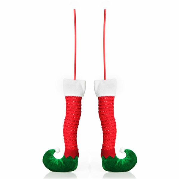 Christmas Craft Supplies | Pair Of Red Christmas Elf Legs – Medium Christmas Craft Supplies Christmas Craft Supplies