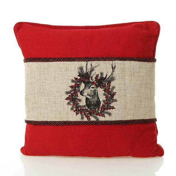 Christmas Cushions | Vintage Reindeer Christmas Cushion Wrap Christmas Cushions Christmas Cushions