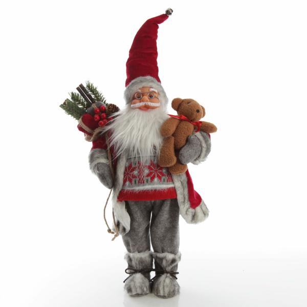 Christmas Figurines | Nordic Standing Santa Christmas Ornament – 66Cm(H) Christmas Figurines Christmas Figurines