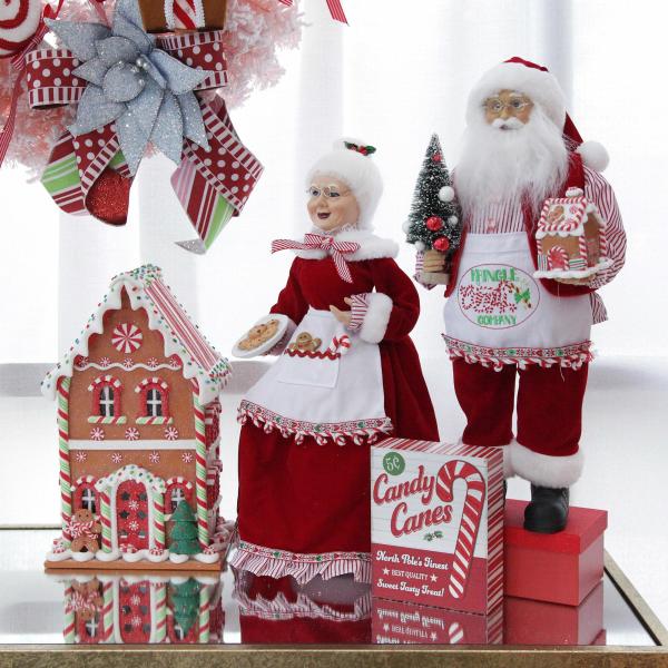 Christmas Figurines | Santa Baking Christmas Ornament – 50Cm(H) Christmas Figurines Christmas Figurines