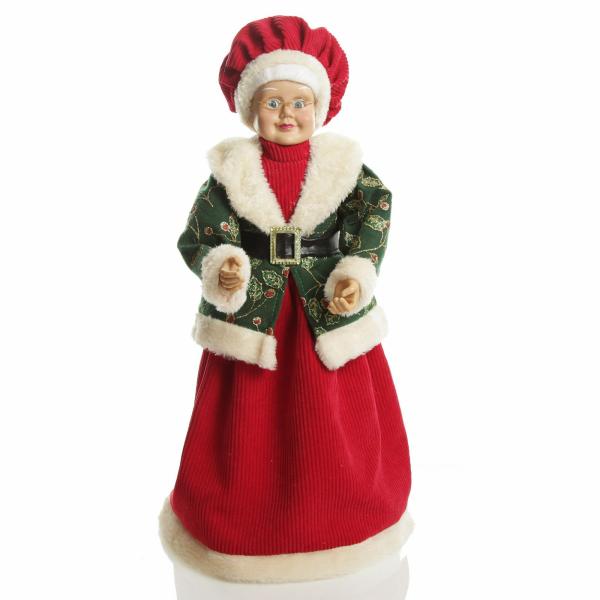 Christmas Figurines | Traditional Mrs Claus Standing Christmas Ornament – 45Cm(H) Christmas Figurines Christmas Figurines