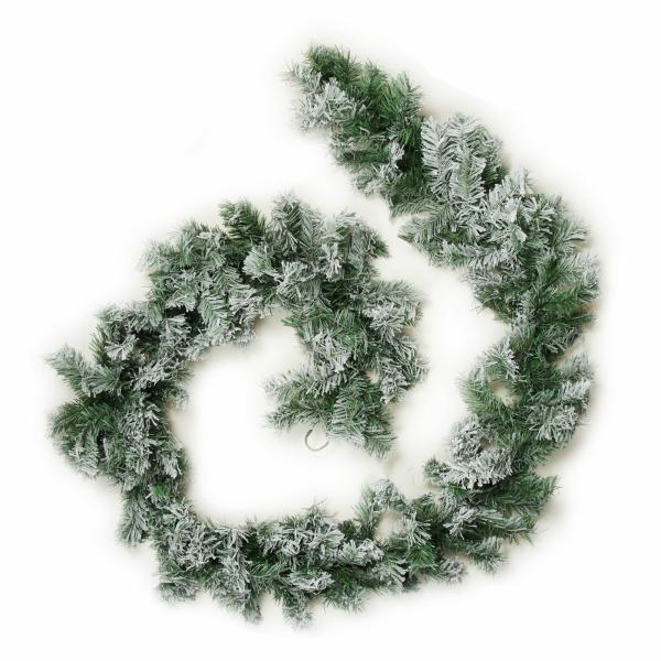 Christmas Garlands | Flocked Alpine Christmas Garland -275Cm Christmas Garlands Christmas Garlands