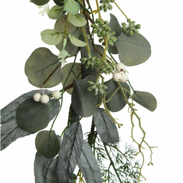 Christmas Garlands | Native Eucalyptus Leaf Christmas Garland With White Berries – 152Cm Christmas Garlands Christmas Garlands