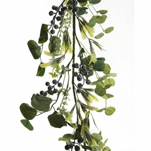 Christmas Garlands | Native Mixed Leaf Garland With Blueberries – 182Cm Christmas Garlands Christmas Garlands