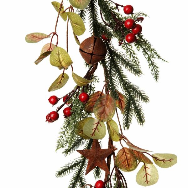 Christmas Garlands | Rustic Pine Christmas Garland – 180 Cm Christmas Garlands Christmas Garlands