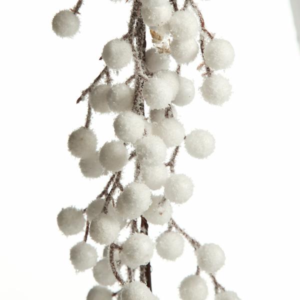 Christmas Garlands | White Pearl Berry Christmas Garland – 130Cm Christmas Garlands Christmas Garlands