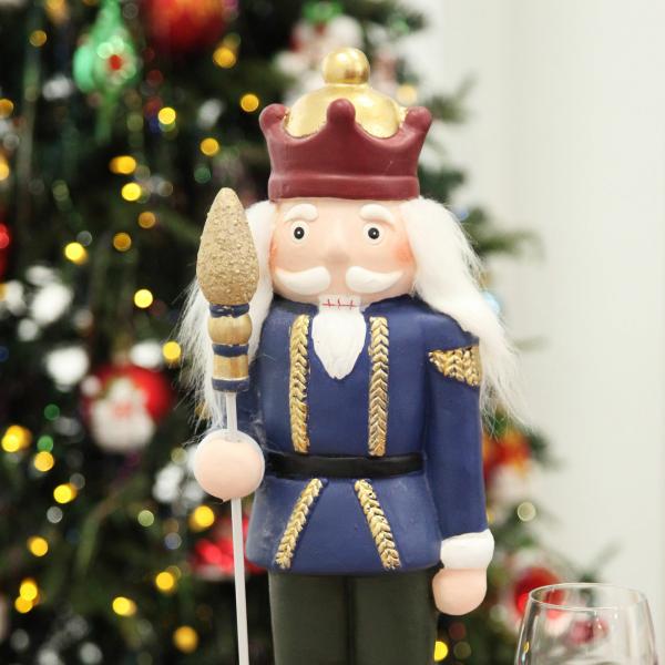 Christmas Nutcrackers | Blue Jacket Nutcracker Christmas Ornament – 50Cm(H) Christmas Nutcrackers Christmas Nutcrackers