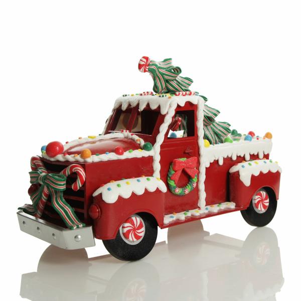 Christmas Ornaments | Candy Christmas Truck Ornament – 45Cm(L) Christmas Ornaments Christmas Ornaments