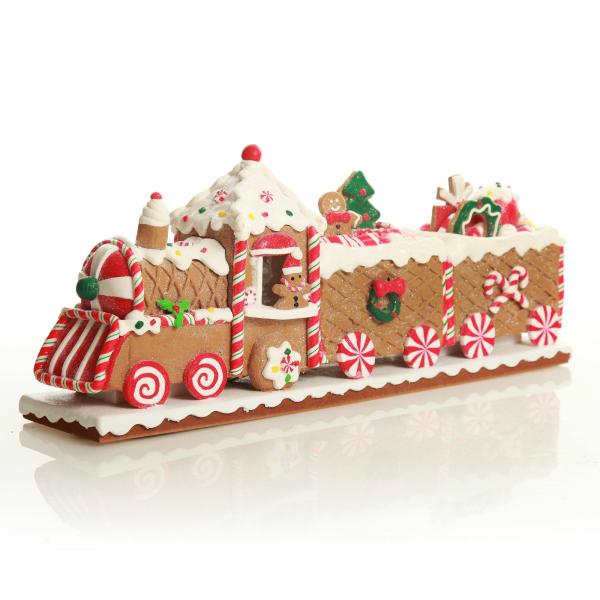 Christmas Ornaments | Gingerbread Train Christmas Ornament – 49Cm(L) Christmas Ornaments Christmas Ornaments