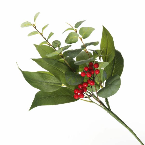 Christmas Sprays | Eucalyptus With Red Berries Christmas Spray Christmas Sprays Christmas Sprays