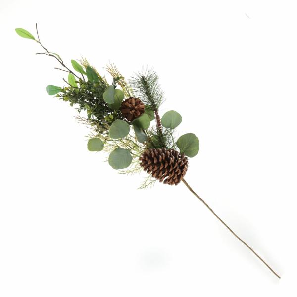 Christmas Sprays | Native Eucalyptus Leaf Christmas Spray With Pinecones Christmas Sprays Christmas Sprays