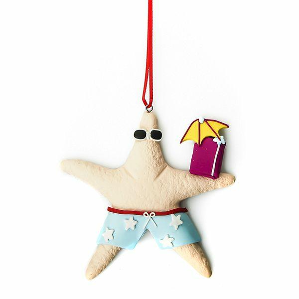 Christmas Tree Decorations | Beach Boy Starfish Decoration Beach Decorations Beach Decorations