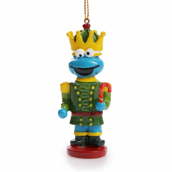 Christmas Tree Decorations | Cookie Monster Sesame Street Christmas Nutcracker Decoration Christmas Tree Decorations Christmas Tree Decorations