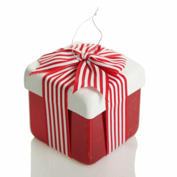 Christmas Tree Decorations | Cute Red And White Hanging Gift Box Christmas Decoration Christmas Tree Decorations Christmas Tree Decorations