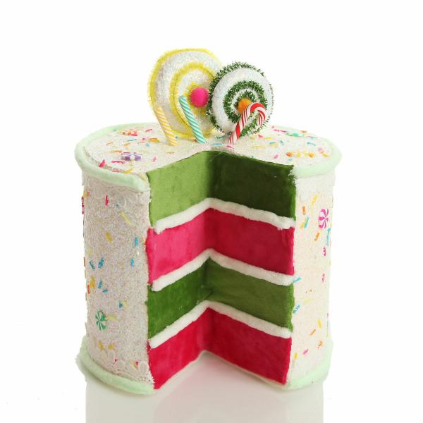 Christmas Tree Decorations | Delicious White Layered Cake Christmas Decoration – 24Cm(H) Christmas Tree Decorations Christmas Tree Decorations