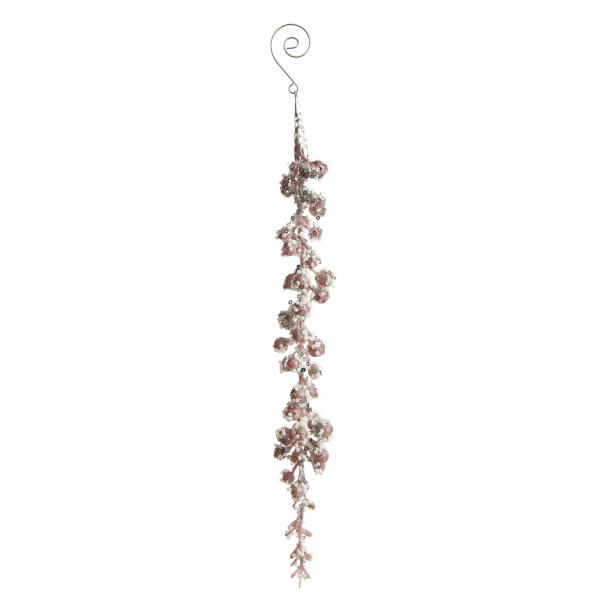 Christmas Tree Decorations | Pink Berry And Pearl Drop Christmas Tree Decoration Christmas Tree Decorations Christmas Tree Decorations