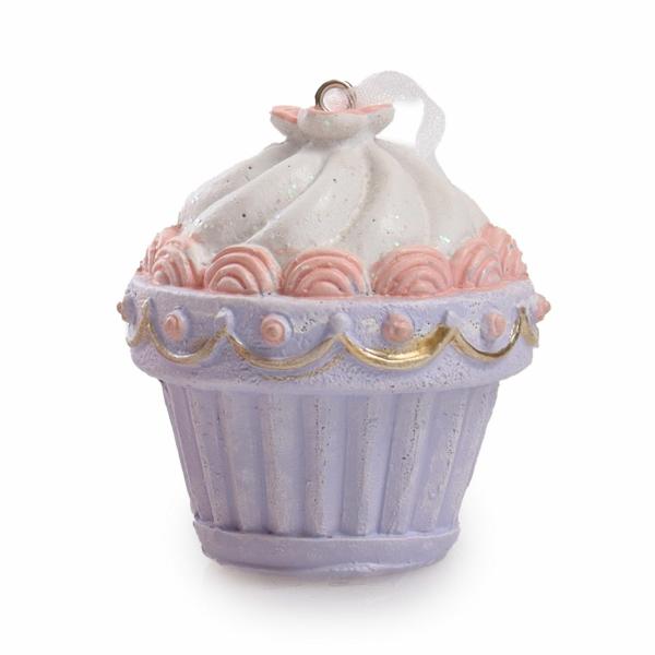 Christmas Tree Decorations | Purple Cupcake Hanging Christmas Decoration Christmas Tree Decorations Christmas Tree Decorations