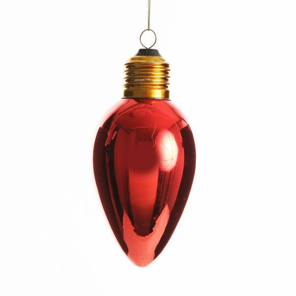 Christmas Tree Decorations | Red Light Bulb Hanging Christmas Decoration Christmas Tree Decorations Christmas Tree Decorations