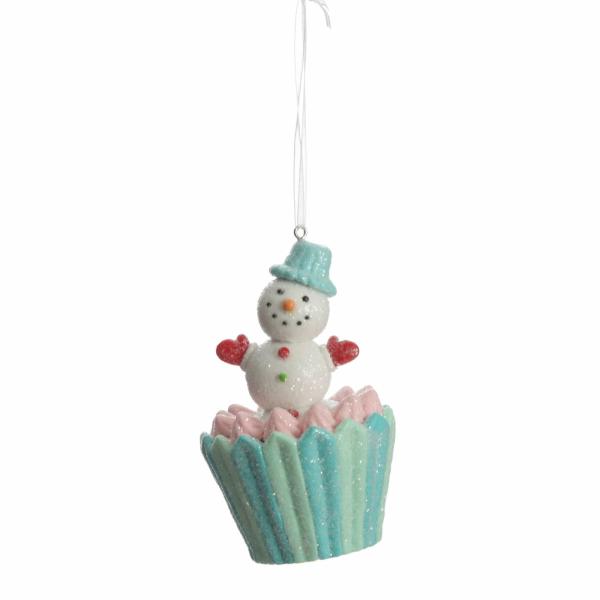 Christmas Tree Decorations | Snowman Cupcake Christmas Tree Decoration Christmas Tree Decorations Christmas Tree Decorations