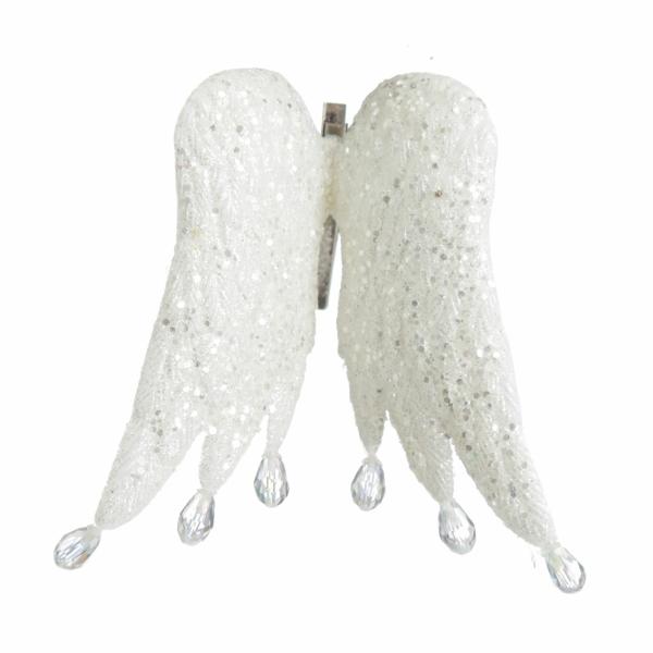 Christmas Tree Decorations | White Angel Wings Christmas Decoration Christmas Tree Decorations Christmas Tree Decorations