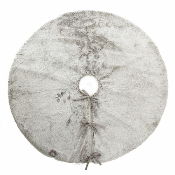 Christmas Tree Skirts | Grey Faux Fur Tree Skirt Christmas Tree Skirts Christmas Tree Skirts