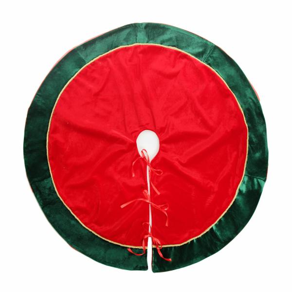 Christmas Tree Skirts | Red And Green Velvet Christmas Tree Skirt Christmas Tree Skirts Christmas Tree Skirts