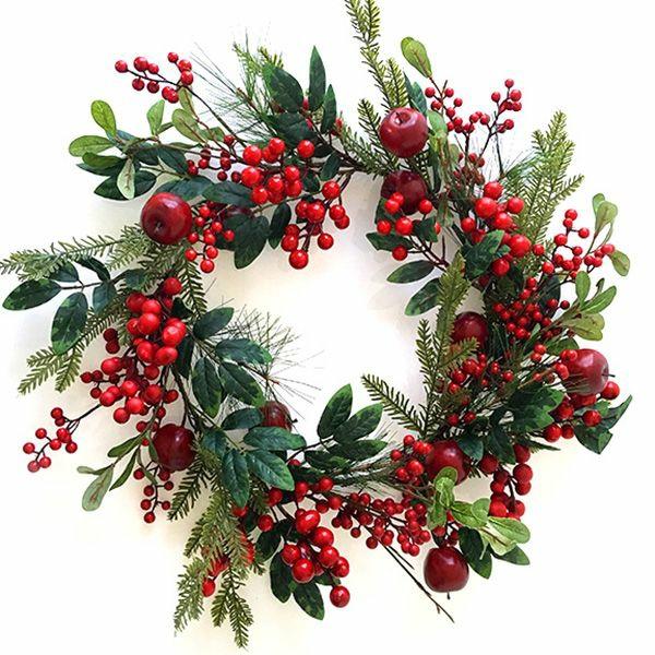 Christmas Wreaths | Large Berry And Apple Wreath Christmas Wreaths Christmas Wreaths