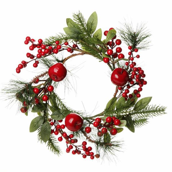 Christmas Wreaths | Small Apple And Berry Wreath Christmas Wreaths Christmas Wreaths