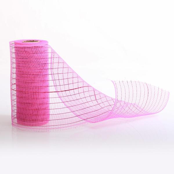 Decomesh | Hot Pink Metallic Thread Decomesh Roll Craft Decomesh