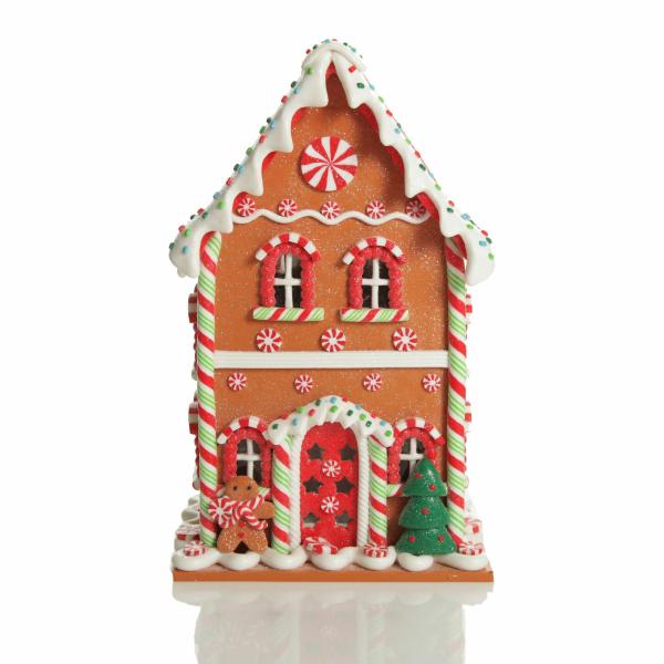 Light-Up Scenes And Ornaments | Lightup Gingerbread House Christmas Ornament – 45Cm(H) Light-Up Scenes And Ornaments Light-Up Scenes And Ornaments