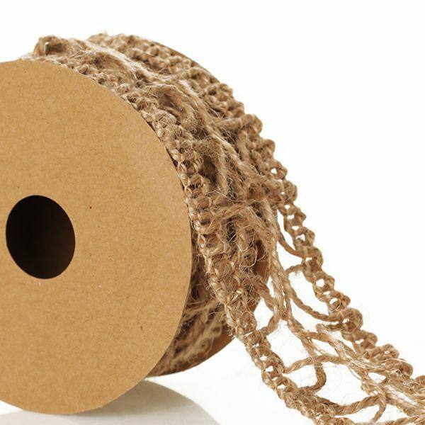 Ribbons | Natural Jute Decorative Braid Ribbon – Design C Craft Ribbons