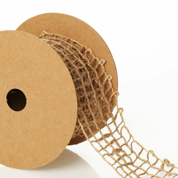 Ribbons | Natural Jute Loose Weave Ribbon – Design A Net Craft Ribbons