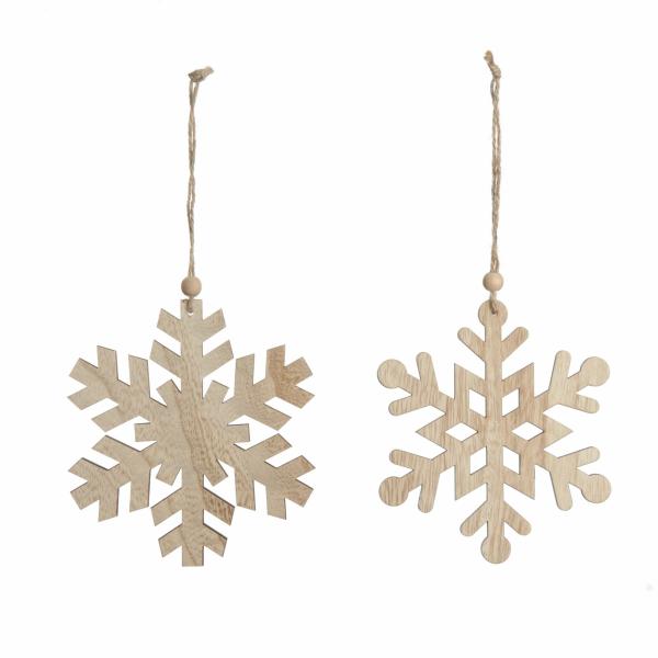 Snowflakes And Stars | Plywood Snowflake Tree Decorations – Set Of 2 Snowflakes And Stars Snowflakes And Stars