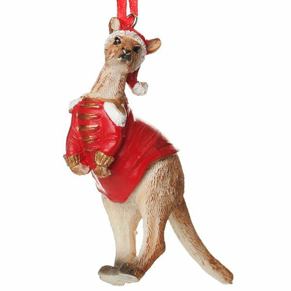 Tree Decorations | Kangaroo Australiana Christmas Tree Decoration – Red Jacket Tree Decorations Tree Decorations