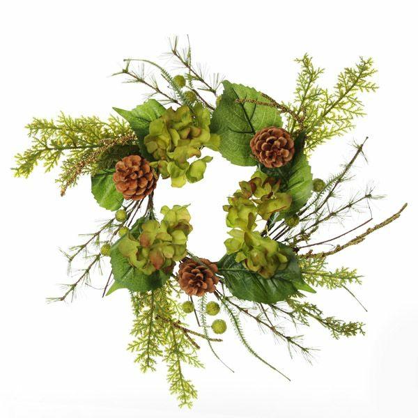 Christmas Wreaths | Small Fresh Hydrangea Christmas Wreath Christmas Wreaths Christmas Wreaths