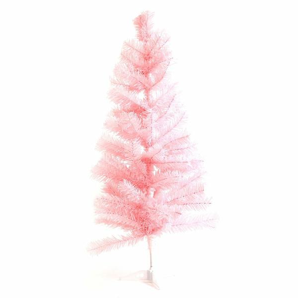 Christmas Trees | Pink Tinsel Small Christmas Tree – 90Cm Christmas Trees Christmas Trees